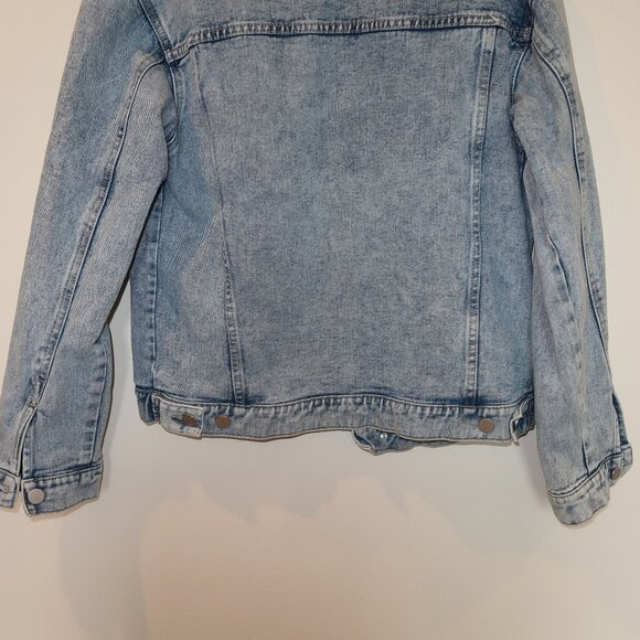 Oak + Fort Acid Wash Jean Jacket XS - Picture 4 of 8